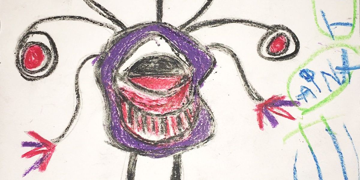 Els infants dibuixen i aprenen: què són els gèrmens?