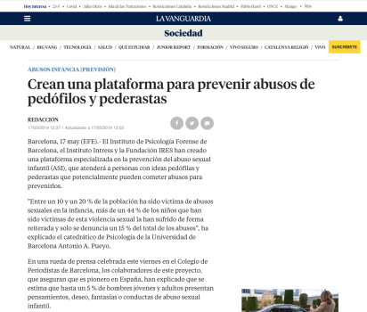 IRES en los medios - La Vanguardia