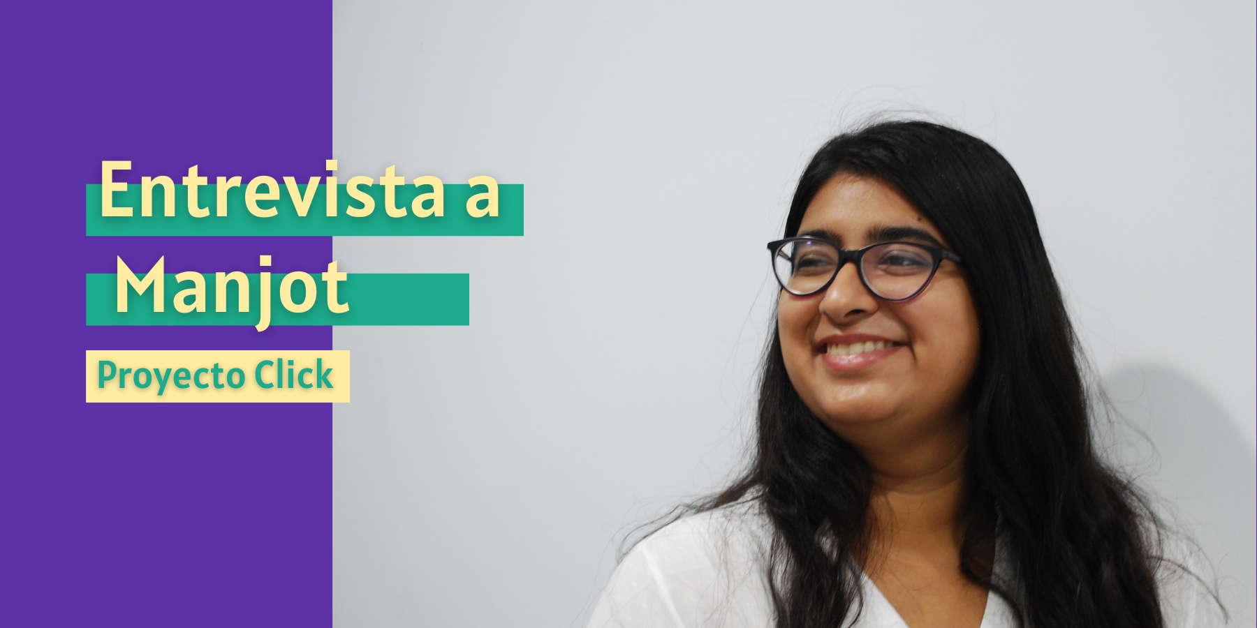Manjot, una joven Click