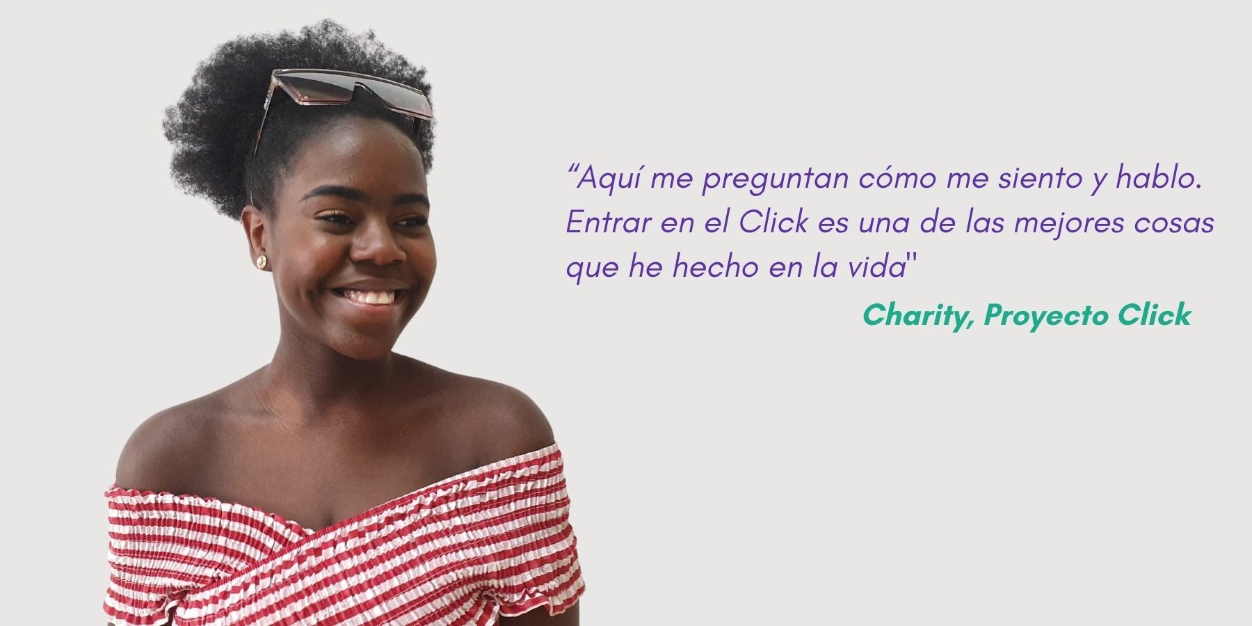 La Charity, jove del Projecte Click