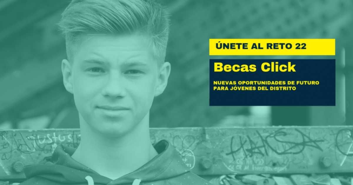 Cartel Becas Click