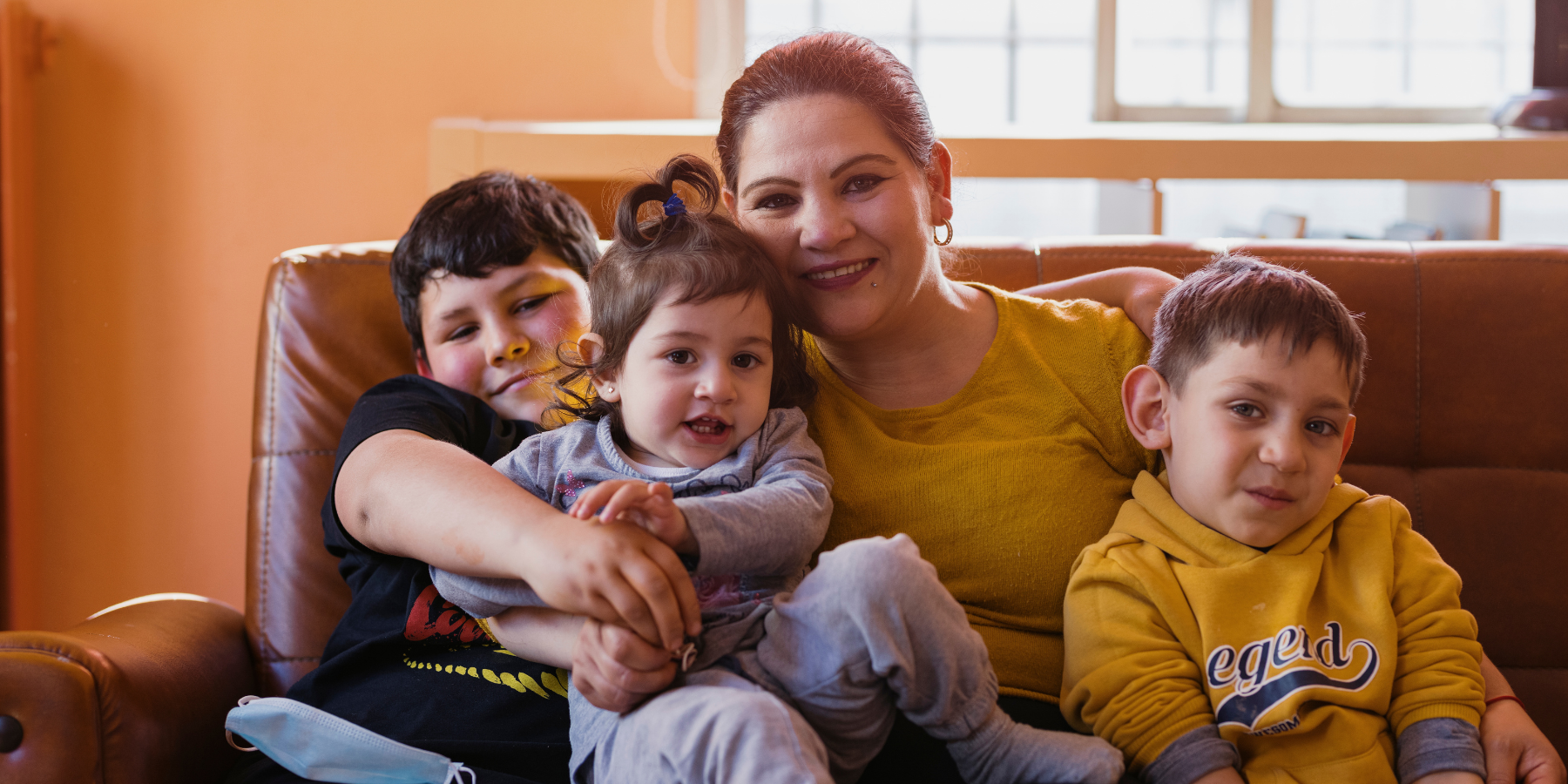 Familia de l'Adriana de la Fundació IRES