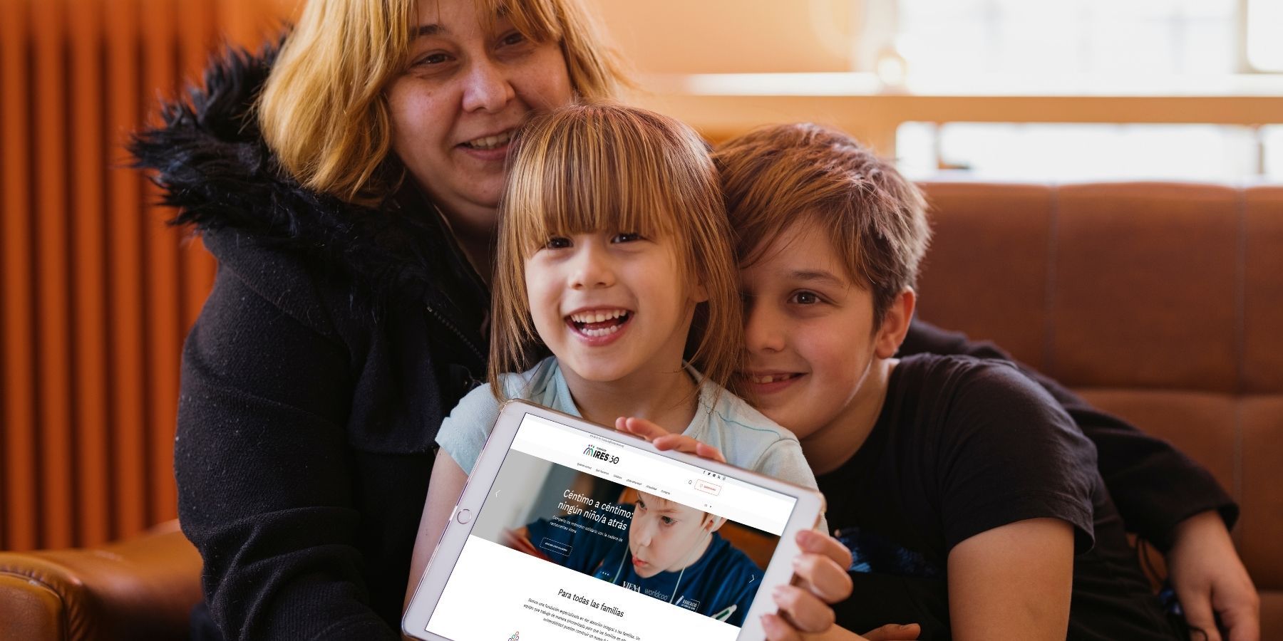 Familia de la Carolina del Casal en Familia de la Fundació IRES